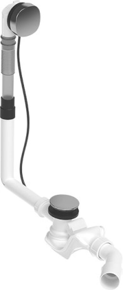 Duravit Quadroval sifone per vasca da bagno cromo 792200000001000