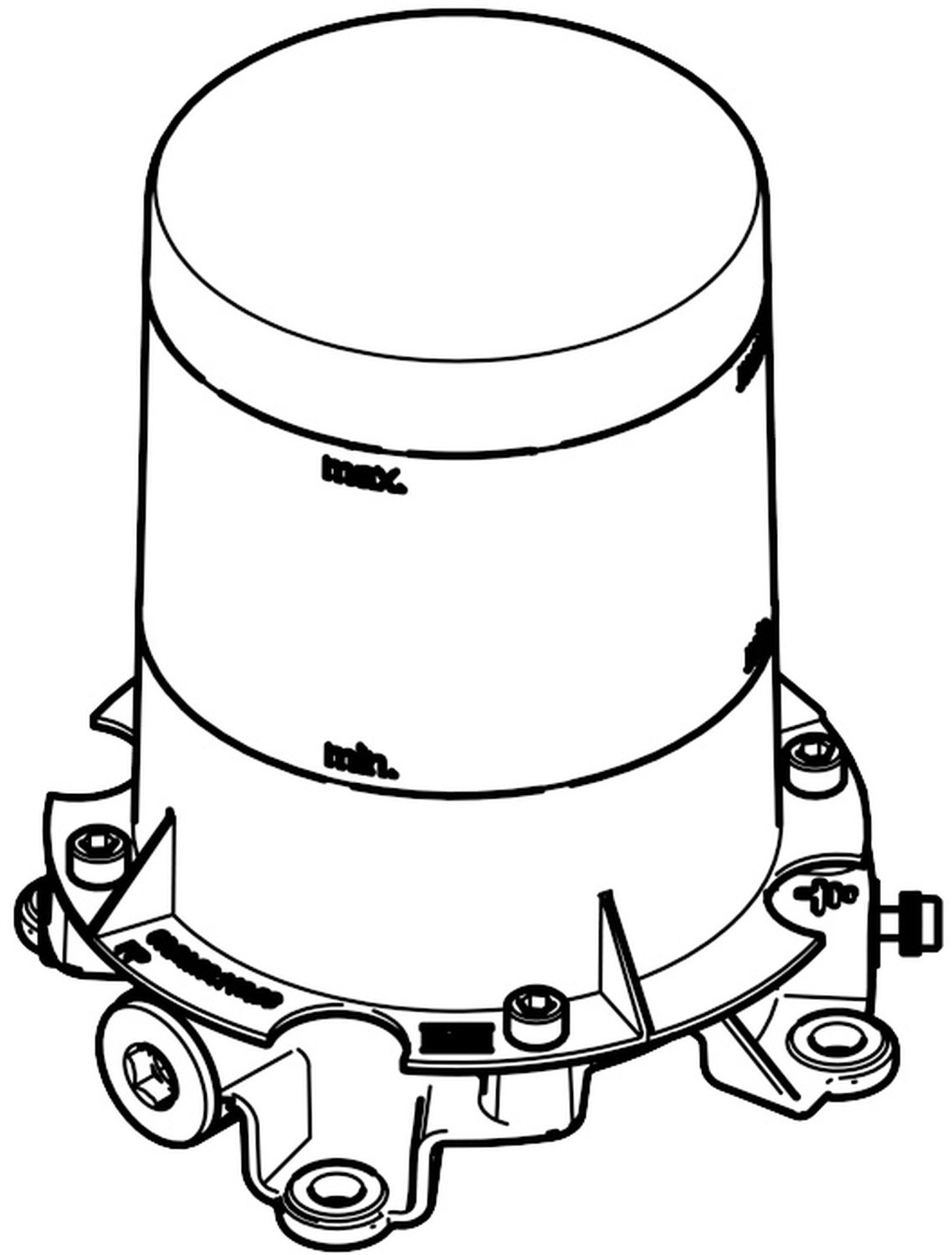 Dornbracht elemento di montaggio a pavimento 3594597090