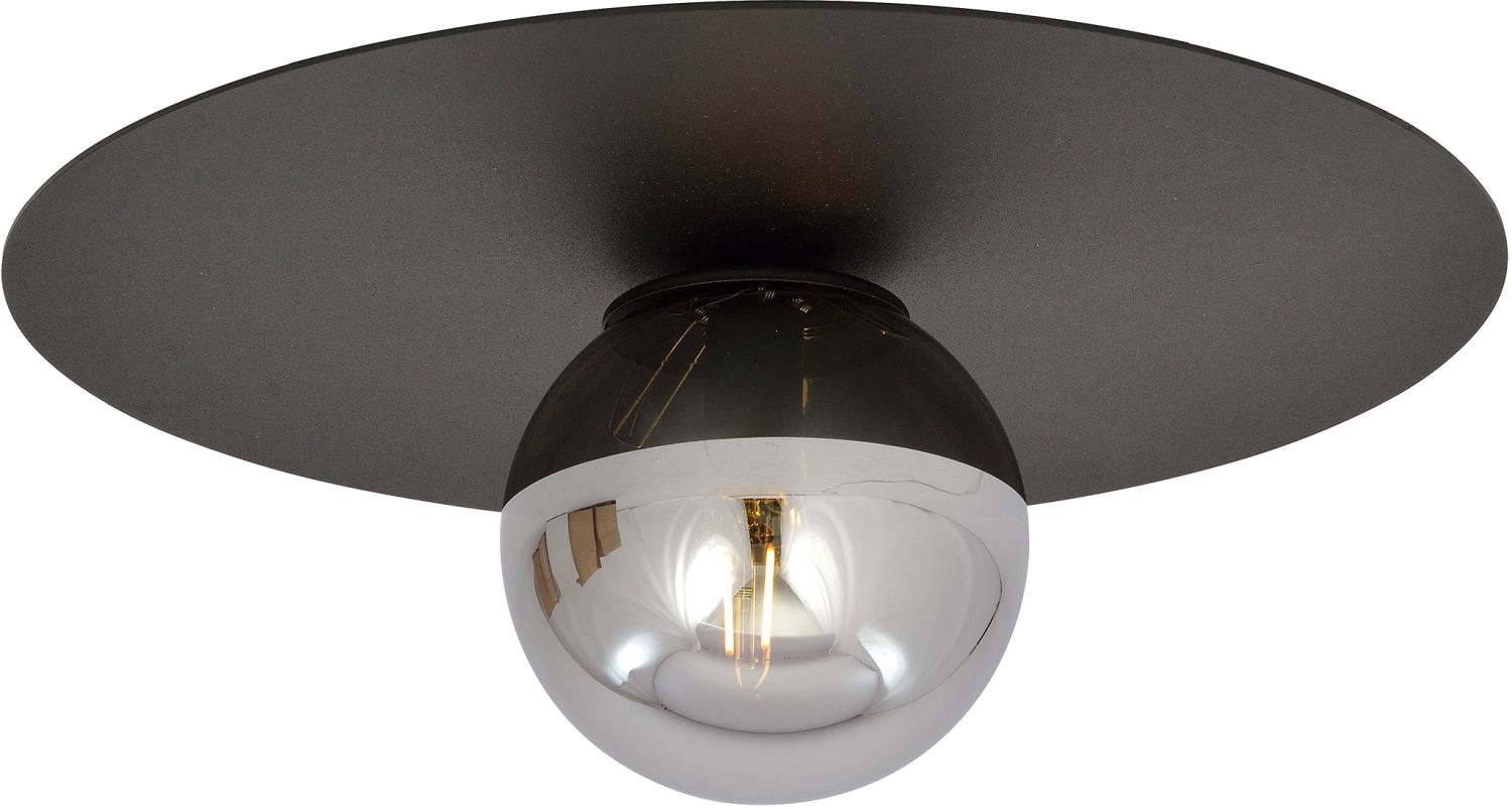Emibig Solar lampada da soffitto 1x10 W nero-grafite 1128/1