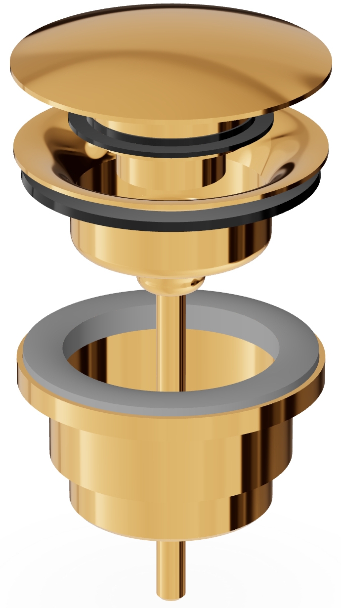 Zucchetti tappo per lavabo oro R97755.C40