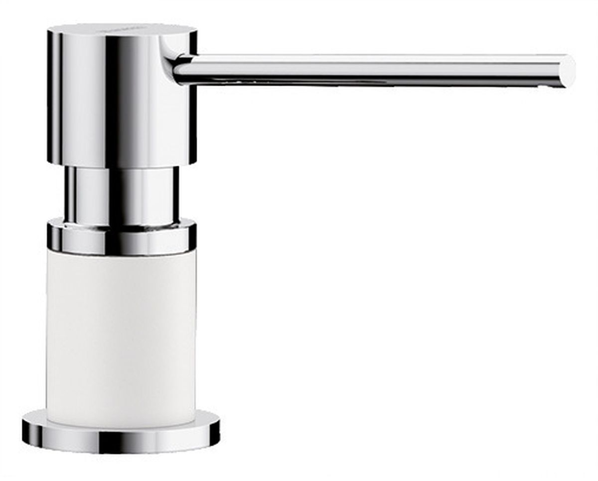 Blanco Lato dispenser di liquidi cromo-bianco 525814