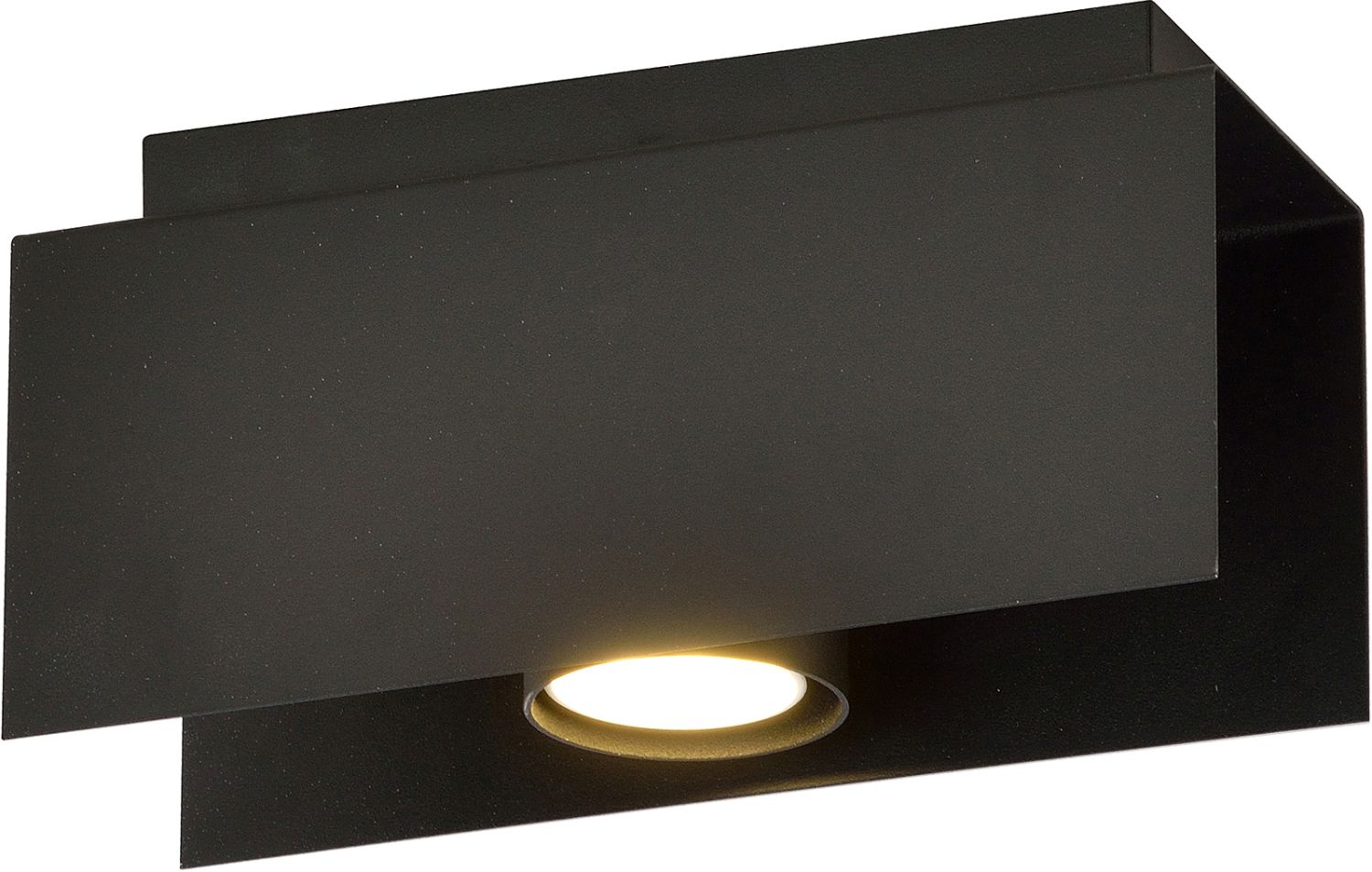 Emibig Kenno lampada da soffitto 1x10 W nero 1141/1