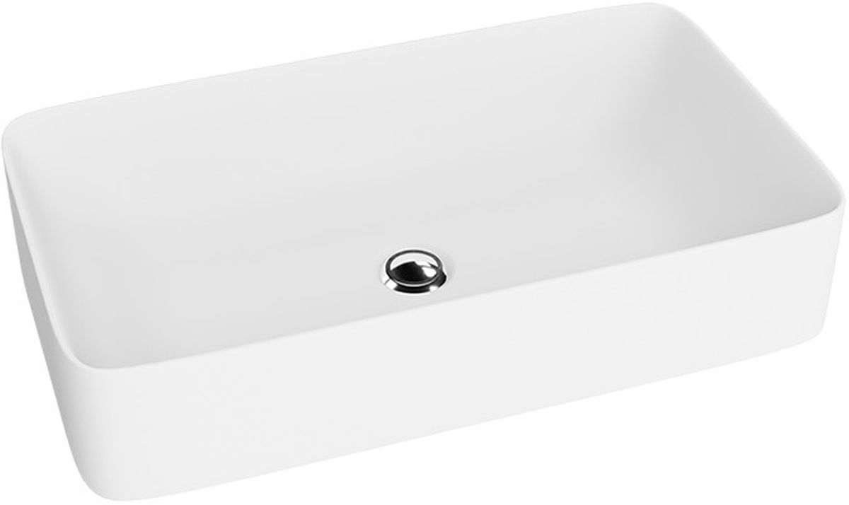 LaVita Pasana lavabo 60.5x34 cm rettangolare da appoggio bianco 5900378325932