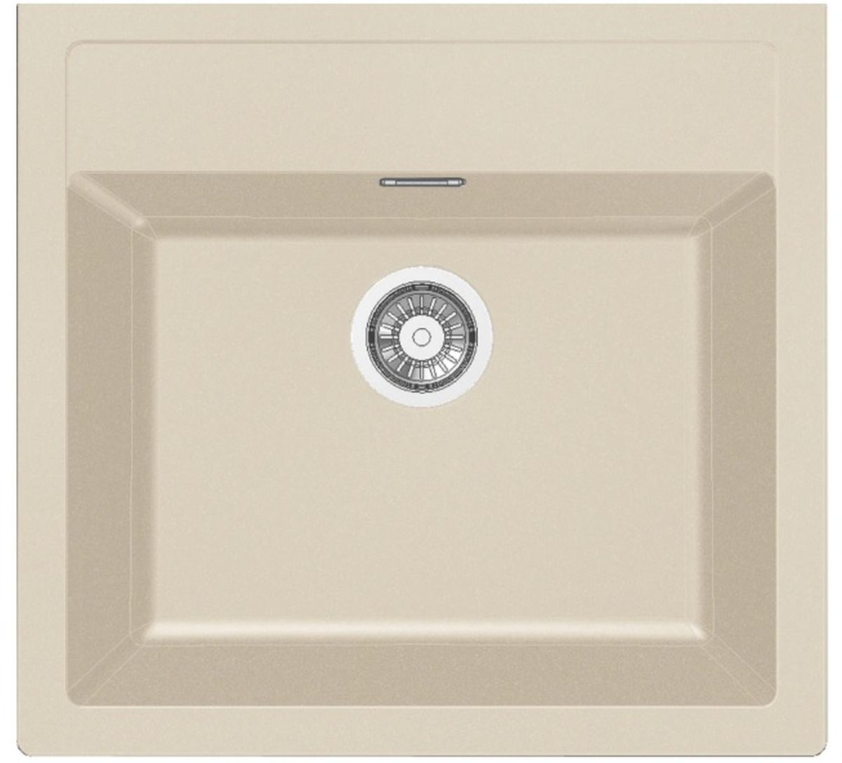 Franke Sirius lavello tectonite 56x53 cm beige 143.0676.461
