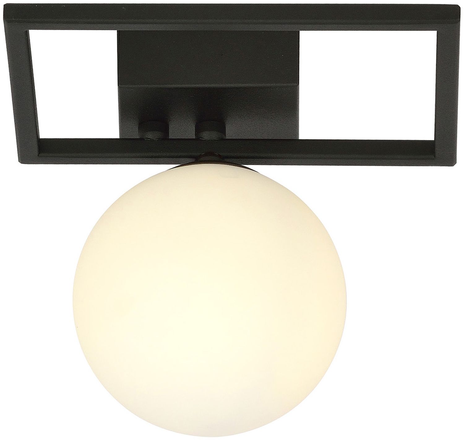 Emibig Imago lampada da soffitto 1x10 W nero-opale 1130/1E