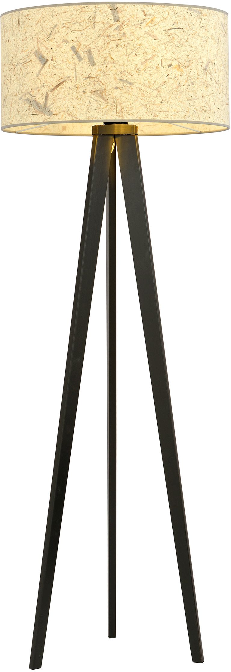 Emibig Aston lampada da terra 1x15 W bianco-nero-beige 1150/LP3