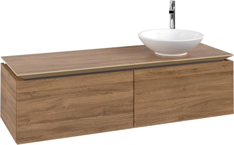 Villeroy & Boch Legato armadietto 140x50x38 cm sottolavabo sospeso rovere B58900RH