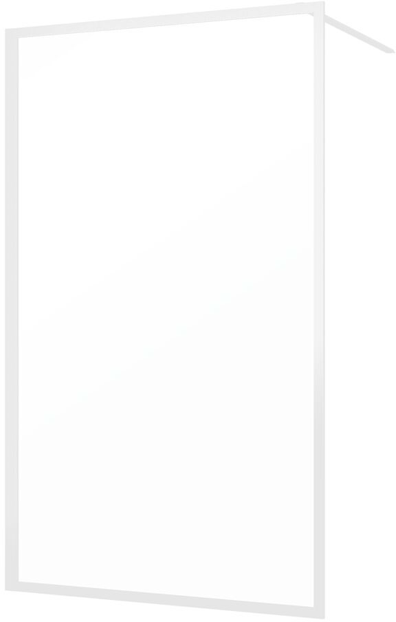 Sealskin Contour parete doccia walk-in 100 cm bianco opaca/vetro trasparente CDA30986025100