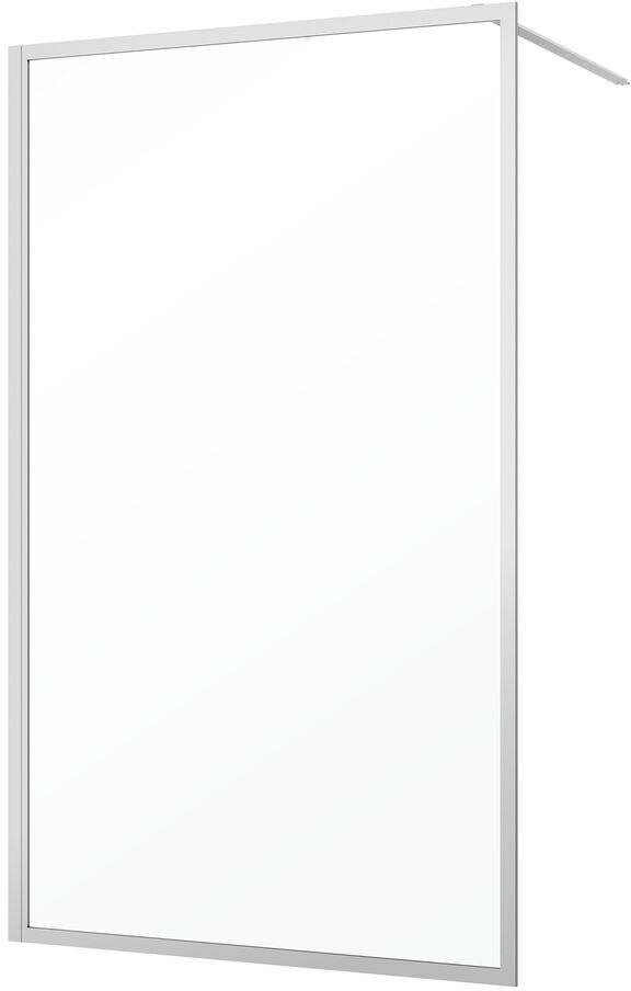 Sealskin Contour parete doccia walk-in 100 cm spazzolata/vetro trasparente CDA30986325100