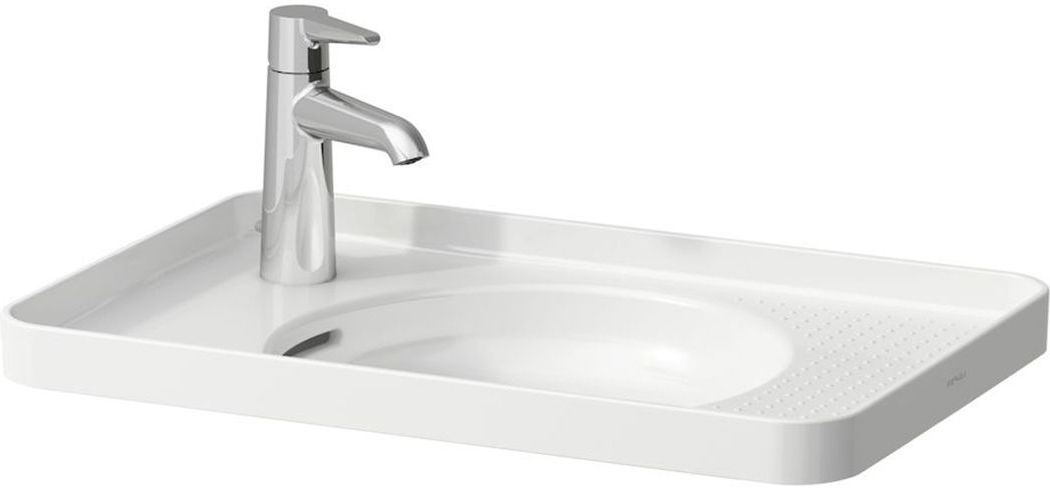 Laufen Val lavabo 55x36 cm rettangolare da incasso bianco opaca H8172817571051
