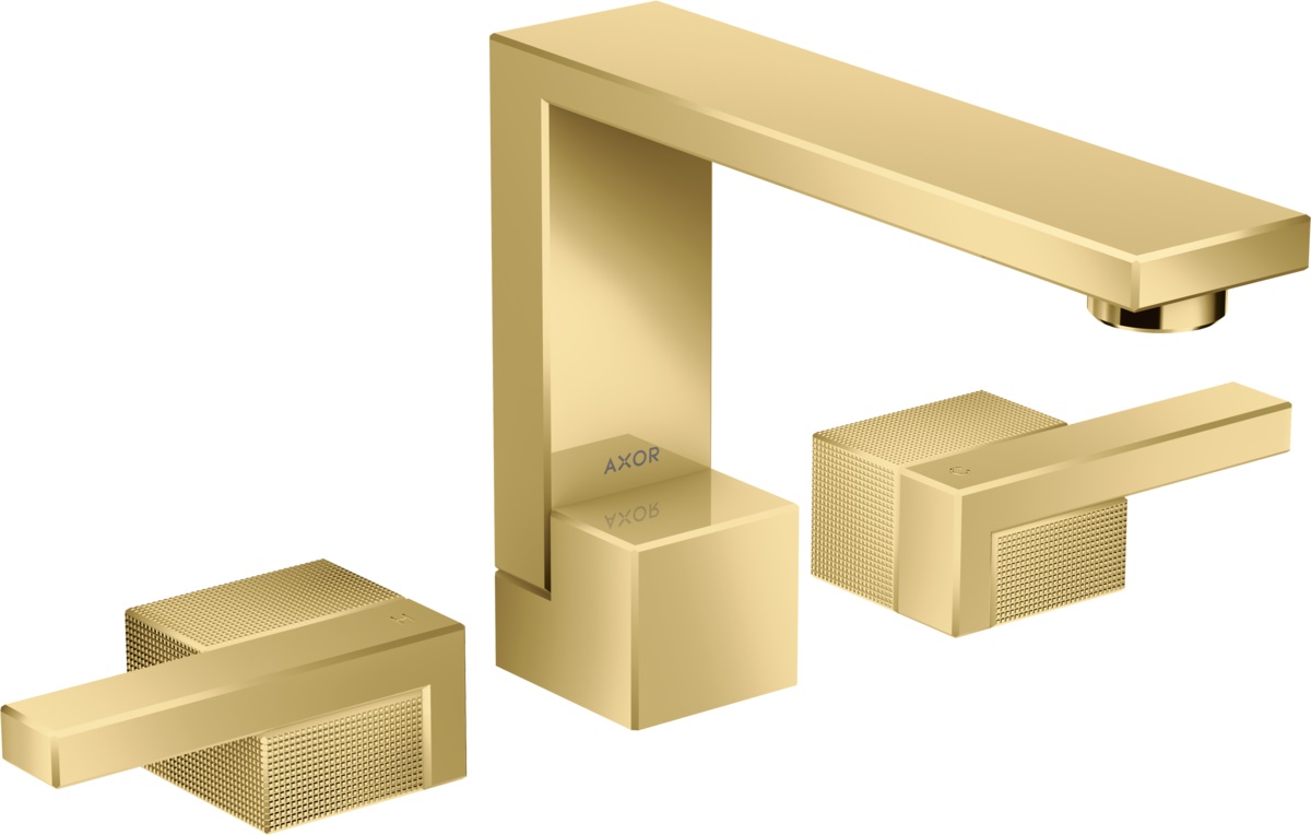 Axor Edge rubinetto per lavabo verticale oro 46051990