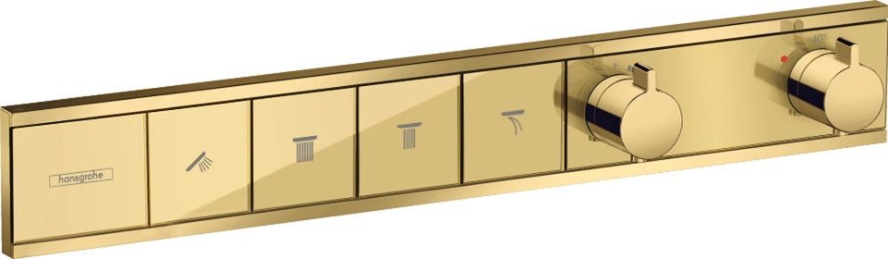 Hansgrohe RainSelect rubinetto per vasca e doccia da incasso con termostato oro 15382990