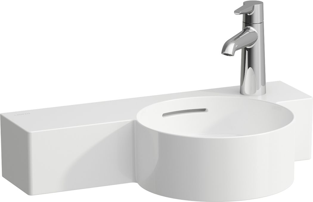 Laufen Val lavabo 55x31.5 cm semicircolare a parete bianco lucida H8152844001061