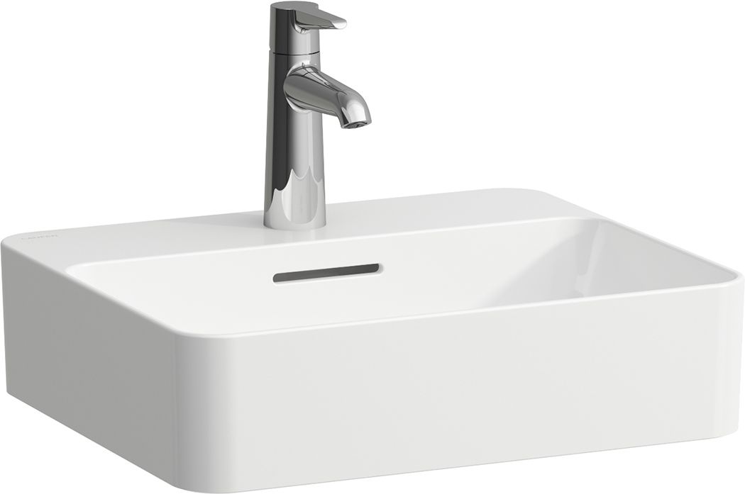 Laufen Val lavabo 45x38 cm rettangolare da appoggio bianco lucida H8122800001041