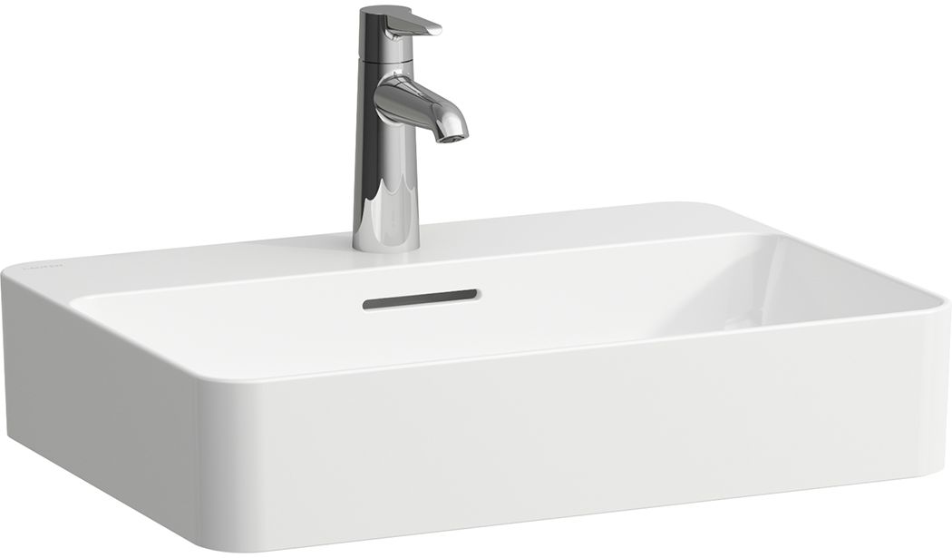 Laufen Val lavabo 55x40 cm rettangolare da appoggio bianco lucida H8122840001041
