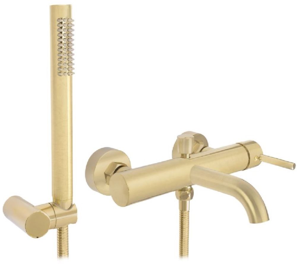 Rea Lungo rubinetto per vasca e doccia a parete oro REA-B8010