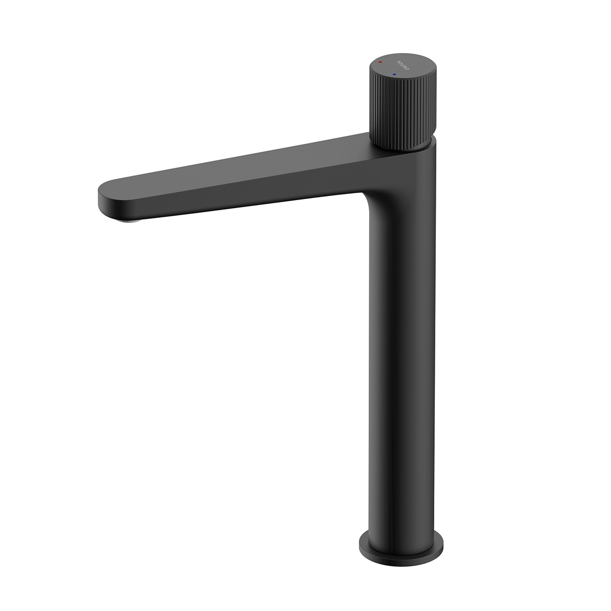 Ksuro 02 rubinetto per lavabo verticale nero 10005030