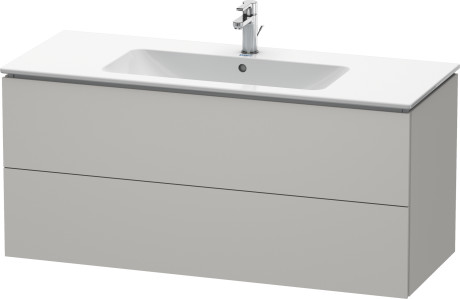 Duravit L-Cube armadietto 122x48.1x55 cm sottolavabo sospeso grigio LC624300707