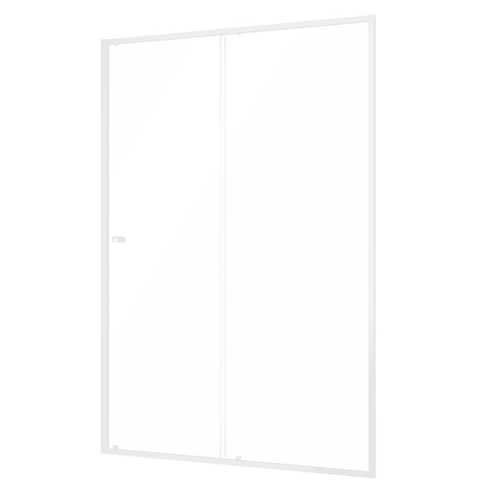 Sealskin Contour porta doccia 120 cm scorrevole bianco opaca/vetro trasparente CD121206025100