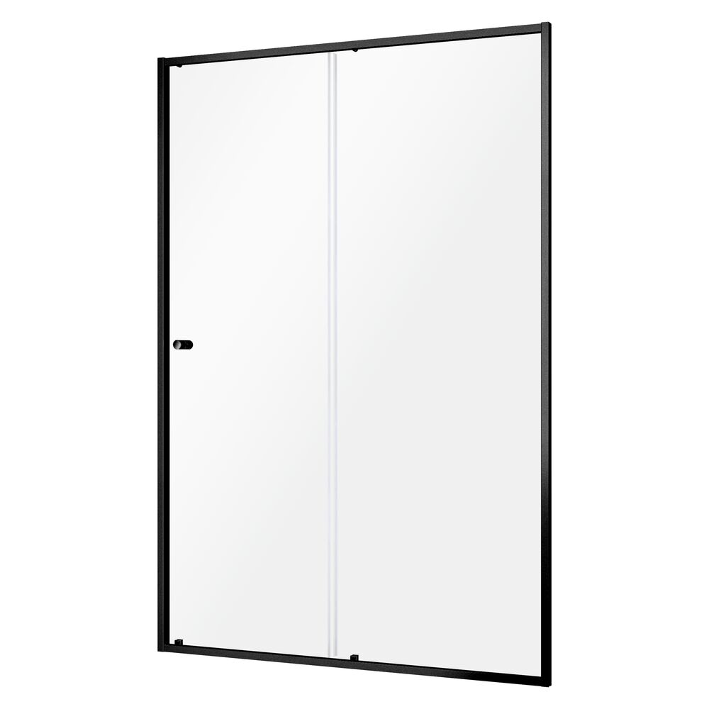 Sealskin Contour porta doccia 120 cm scorrevole nero opaca/vetro trasparente CD121206195100