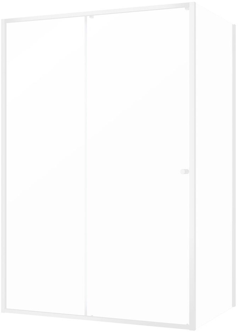 Sealskin Contour box doccia 140x90 cm rettangolare bianco opaca/vetro trasparente CD101496025100