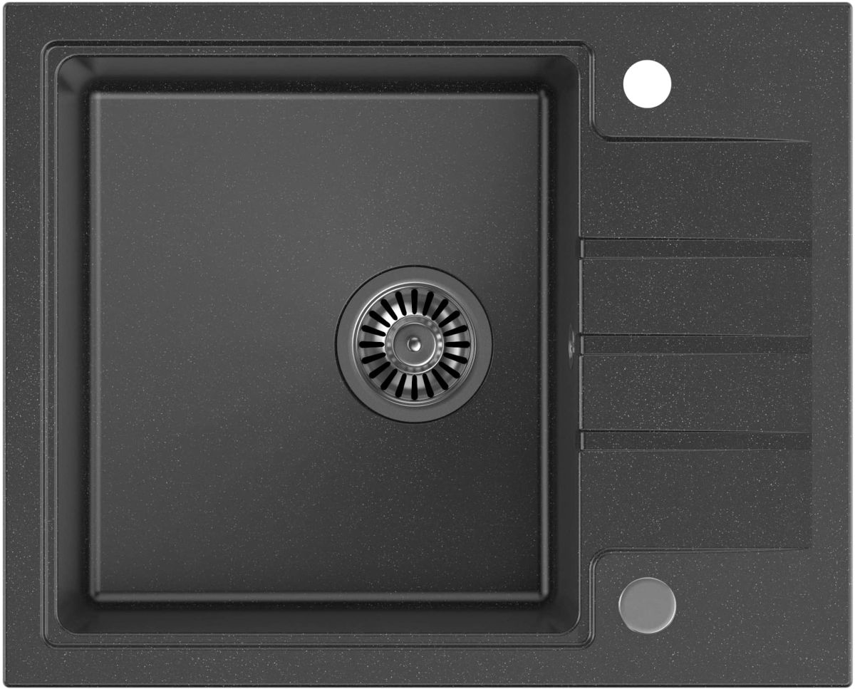 Quadron Peter lavello graniteq 62x50 cm nero HCQP6250CZK