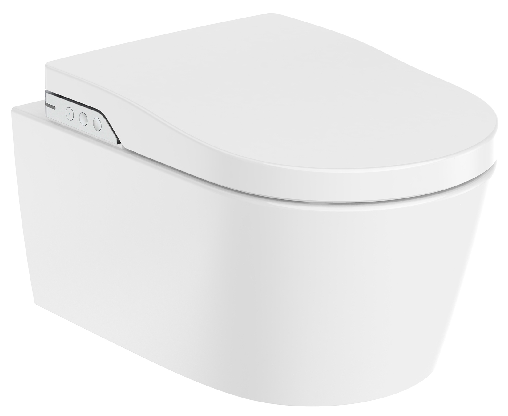 Roca Inspira vaso con sedile bidet sospeso senza brida con scarico a vortice bianco A803094001