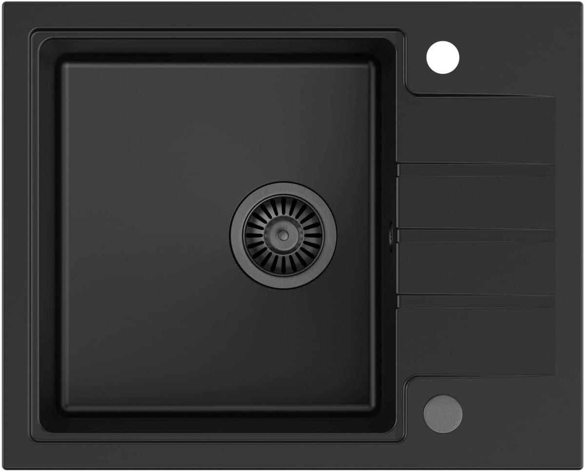Quadron Peter lavello graniteq 62x50 cm nero HCQP6250BLM_PC