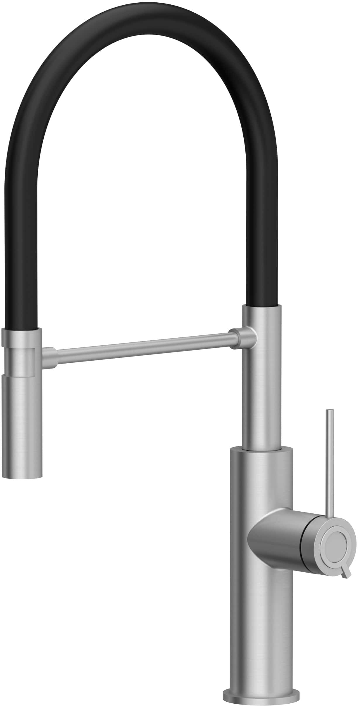 Quadron Gemma rubinetto da cucina verticale acciaio inossidabile-nero 3623501_BSBL