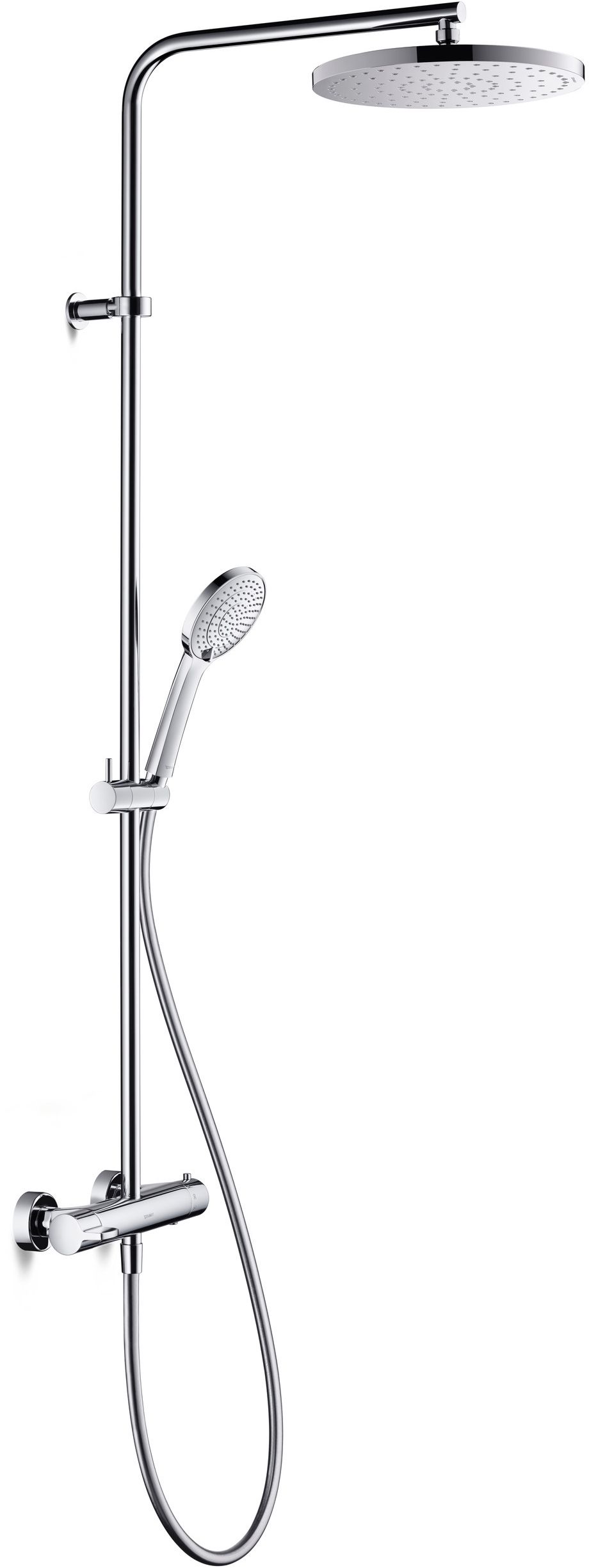 Duravit B.1 set doccia a parete con termostato con soffione cromo B14280008010
