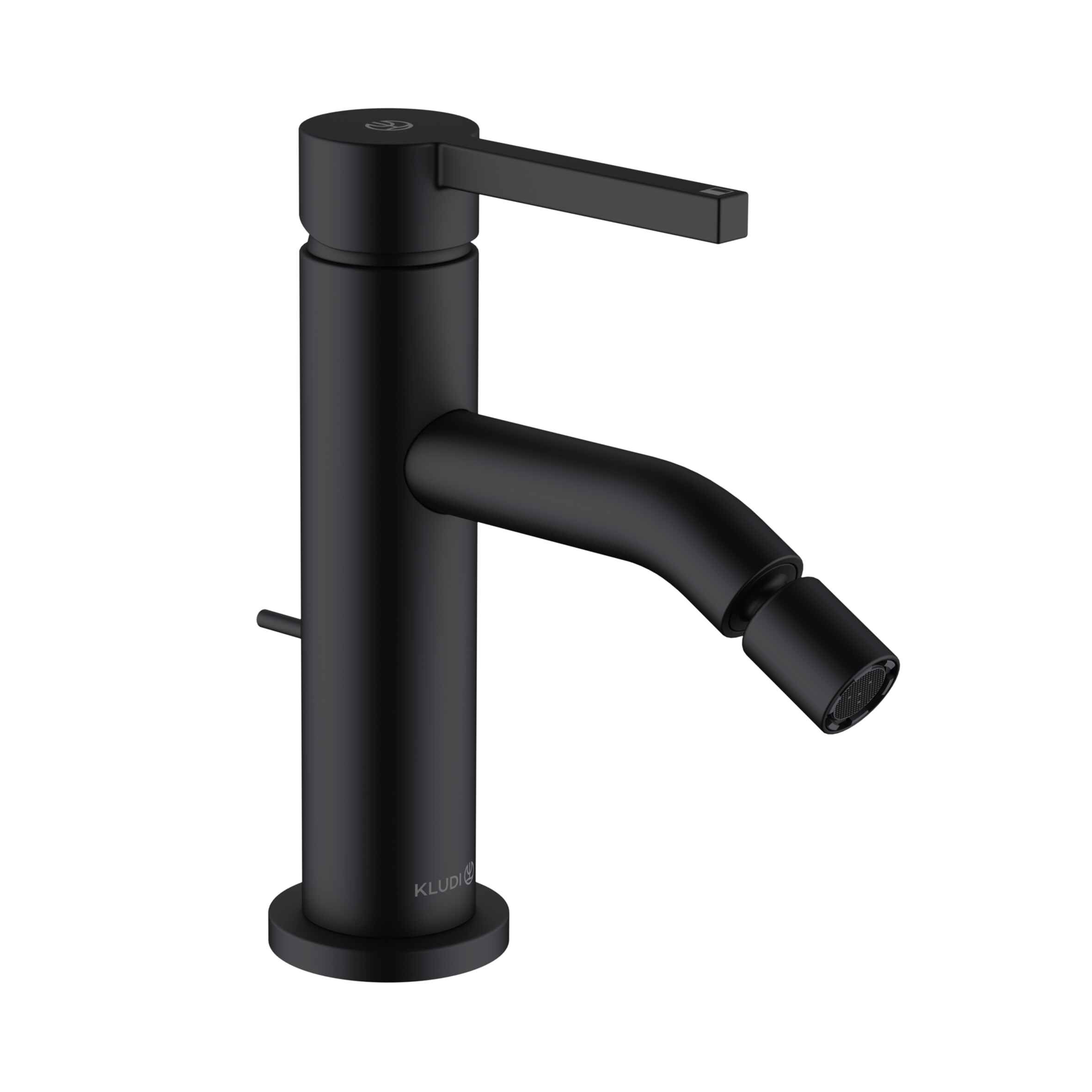 Kludi Nova Fonte Pura rubinetto per bidet verticale nero 202163915