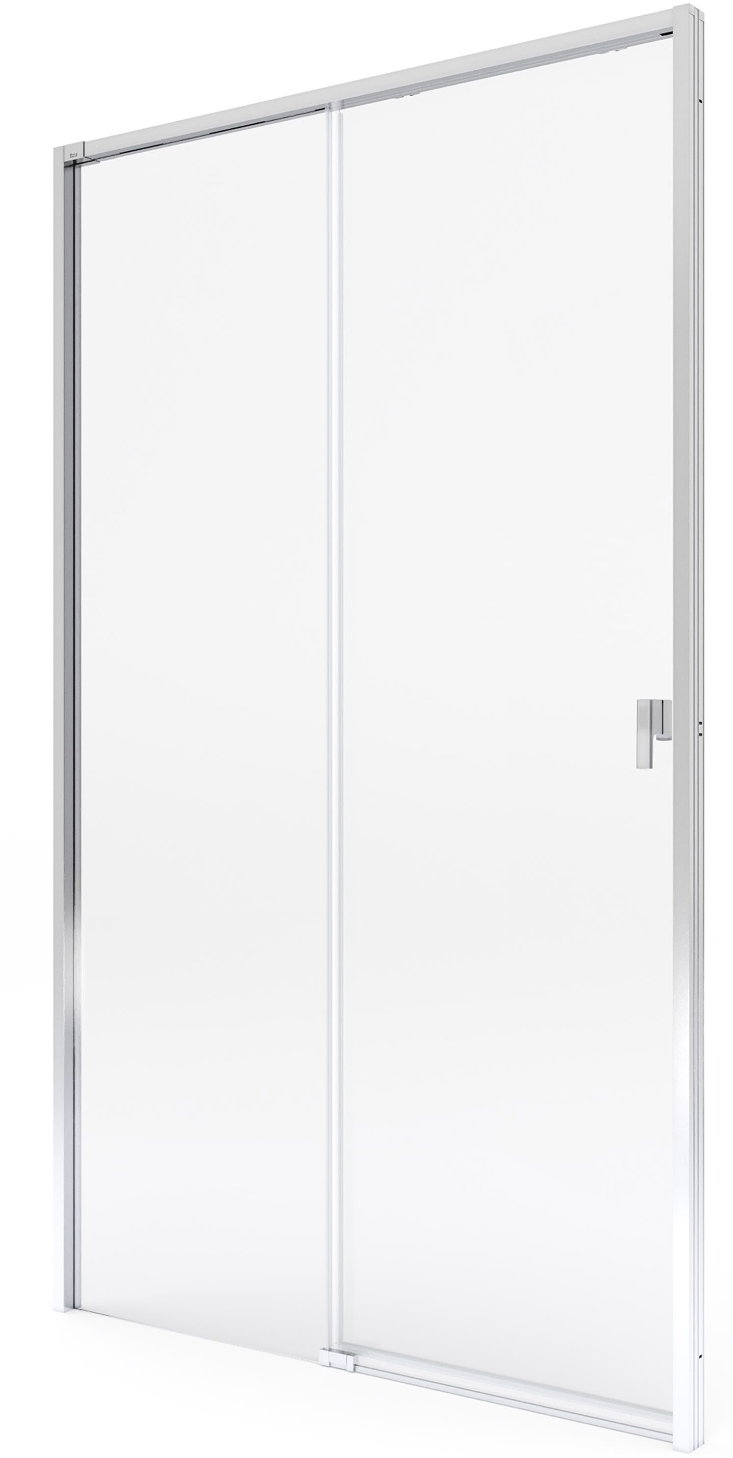Roca Metropolis-N porta doccia 140 cm scorrevole cromo lucida/vetro trasparente AMP1314012M