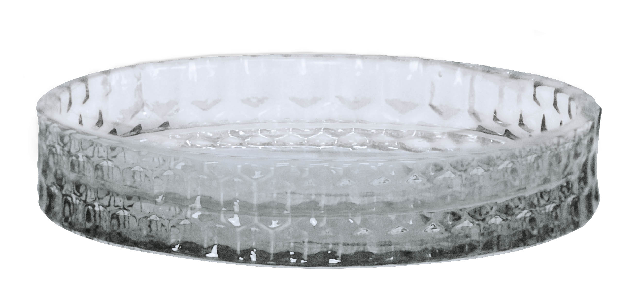 Kleine Wolke Melua portasapone da appoggio grigio-trasparente 8615901853