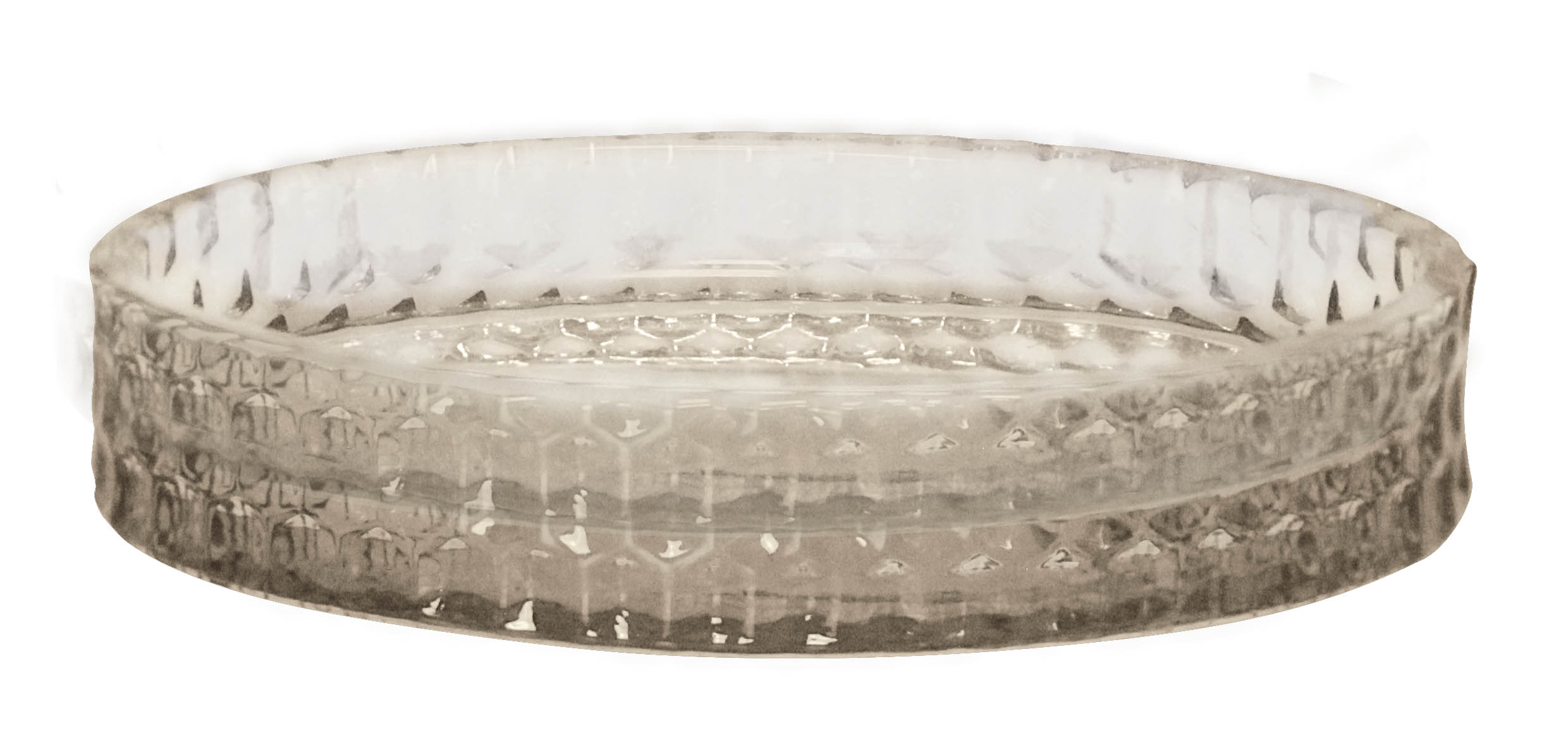 Kleine Wolke Melua portasapone da appoggio beige-trasparente 8615226853