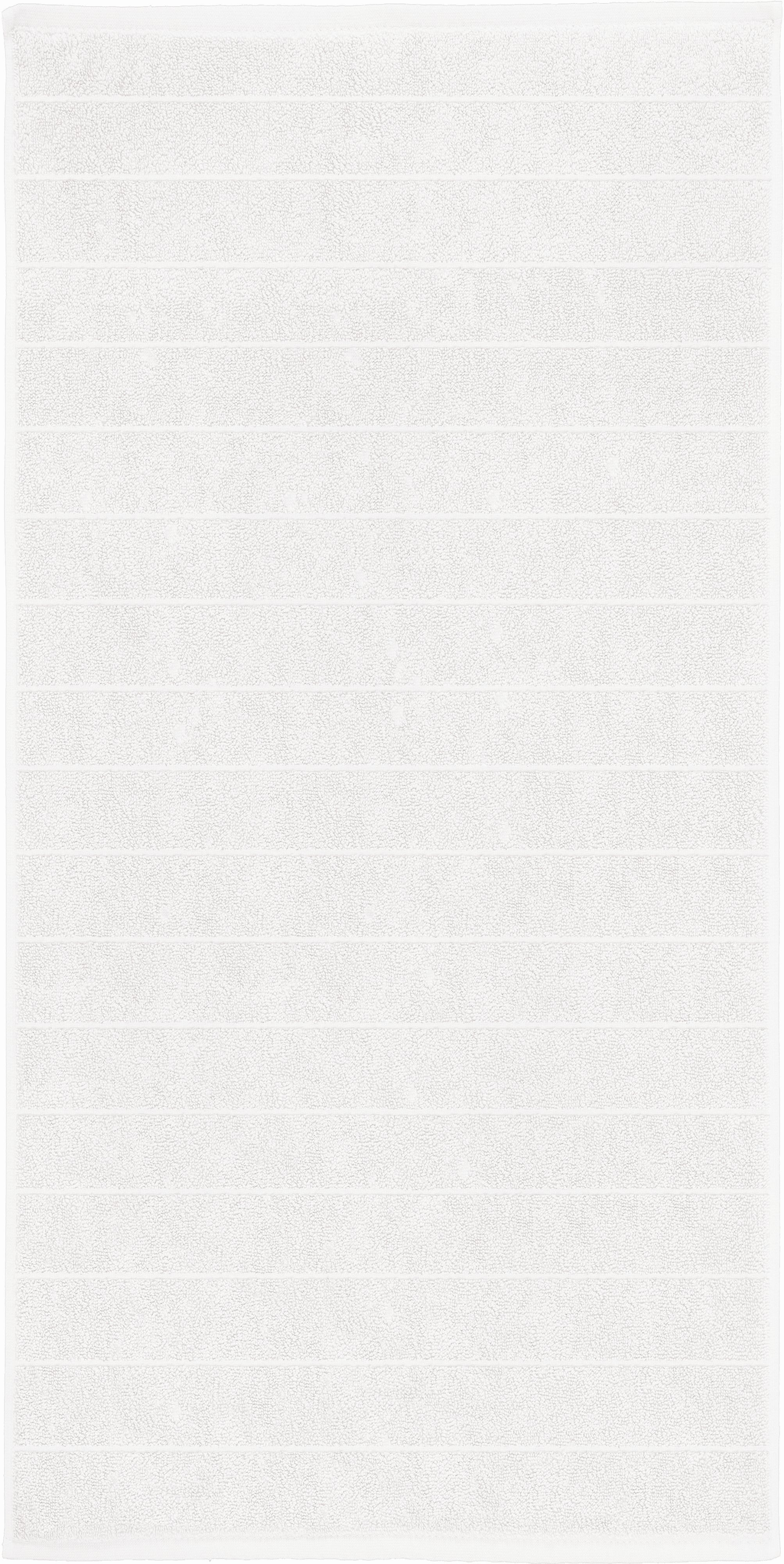 Kleine Wolke VIA asciugamani 140x70 cm cotone bianco 3033114226