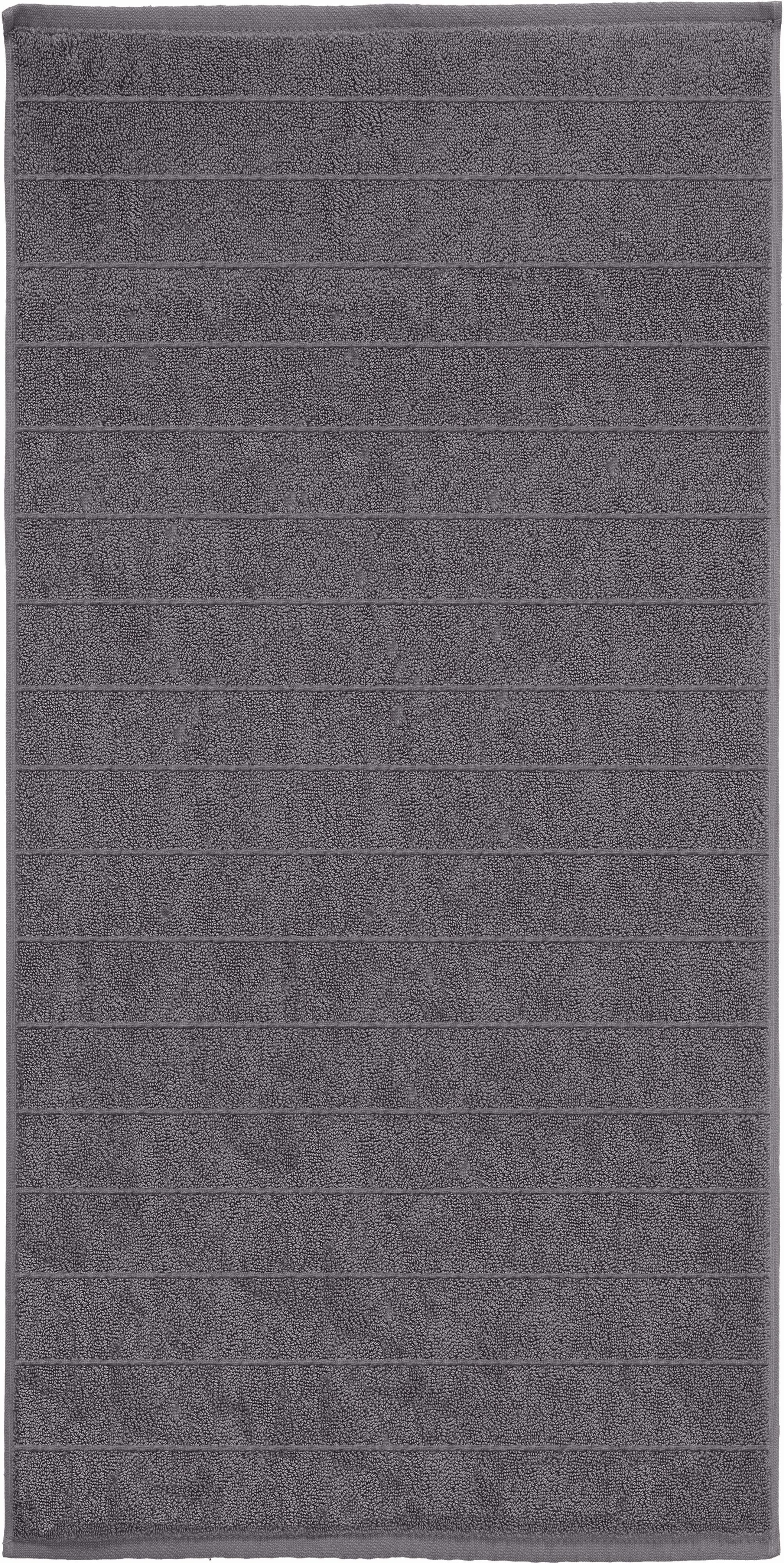 Kleine Wolke VIA asciugamani 100x50 cm cotone grigio 3033905262