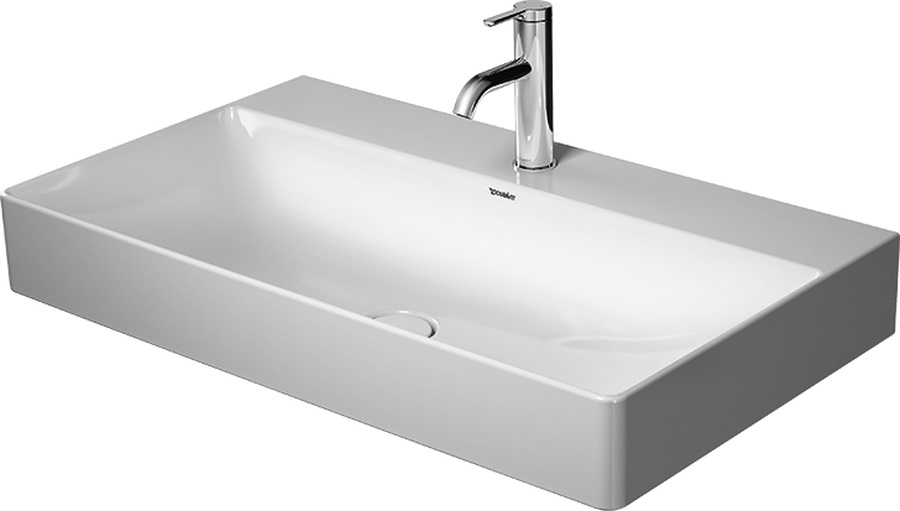 Duravit DuraSquare lavabo 80x47 cm rettangolare da mobile bianco 2353800070