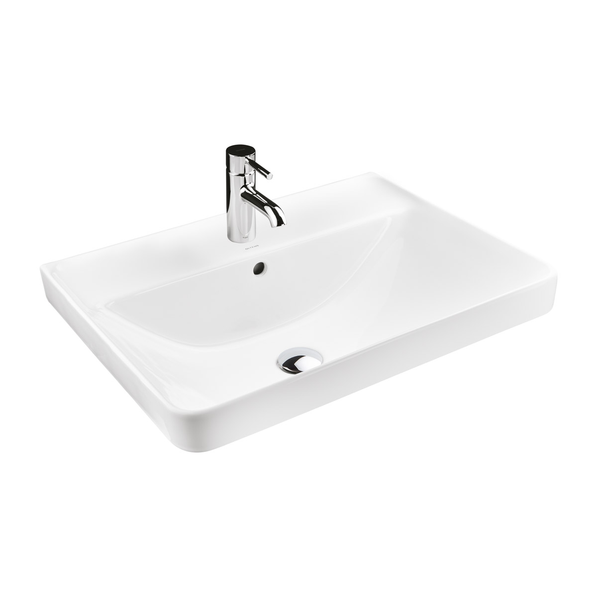 Oltens Kolma lavabo 61x47.5 cm rettangolare da incasso bianco 41208000