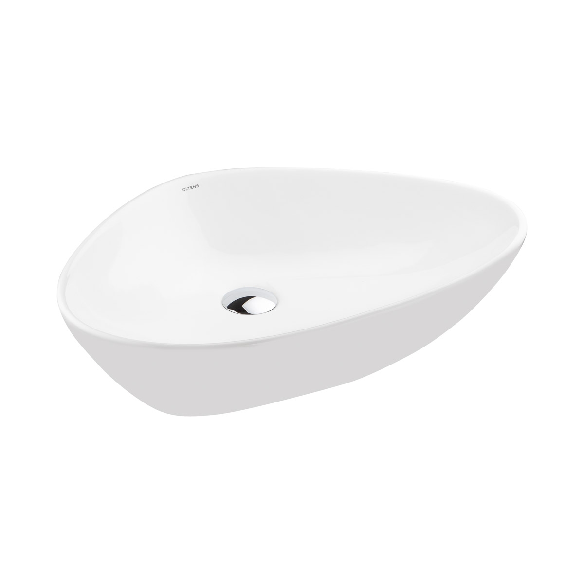 Oltens Vala lavabo 59x39 cm ovale da appoggio bianco 40325000