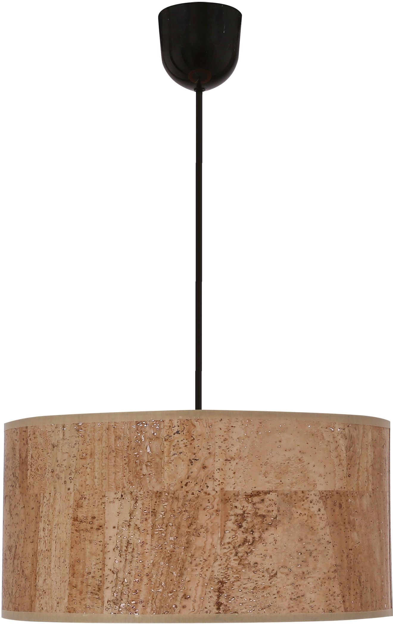 Candellux Ecoline lampada sospesa 1x60 W nero-beige 31-18519