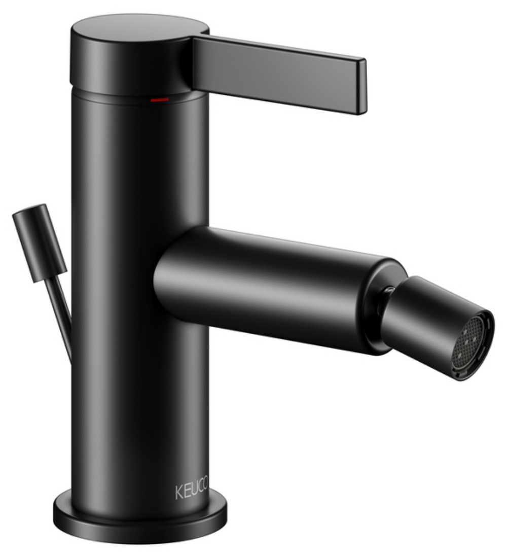 Keuco IXMO Pure rubinetto per bidet verticale nero 59509371000