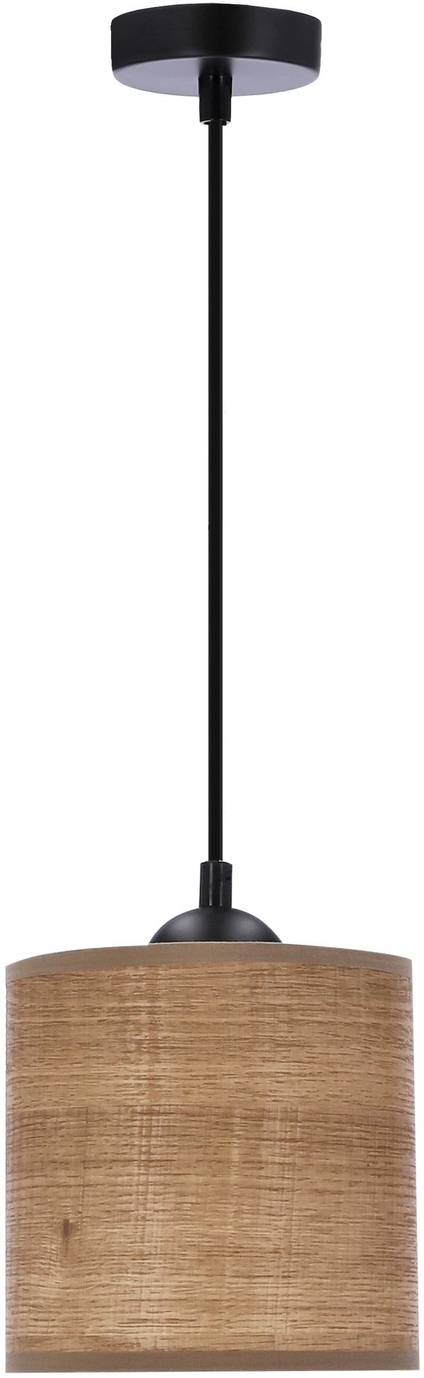 Candellux Legno lampada sospesa 1x40 W nero-beige 31-18311