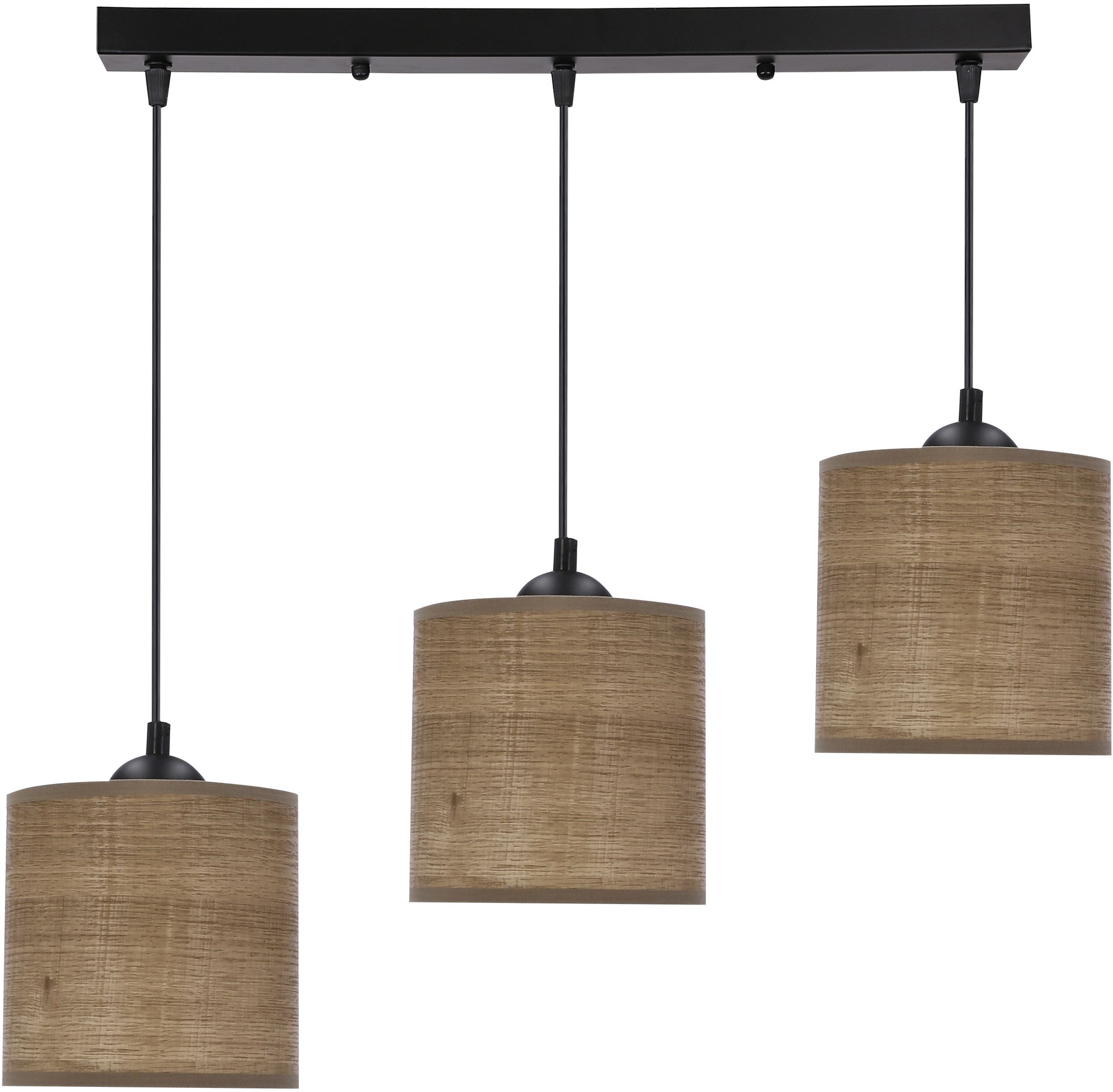 Candellux Legno lampada sospesa 4x40 W nero-beige 33-18335