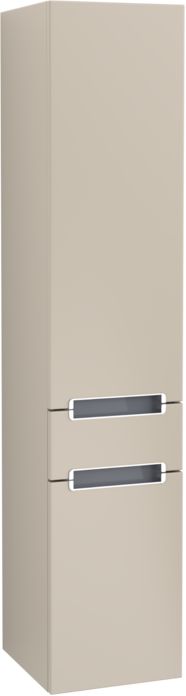 Villeroy & Boch Subway 2.0 armadietto 35x37x165 cm laterale sospeso grigio A70710VK