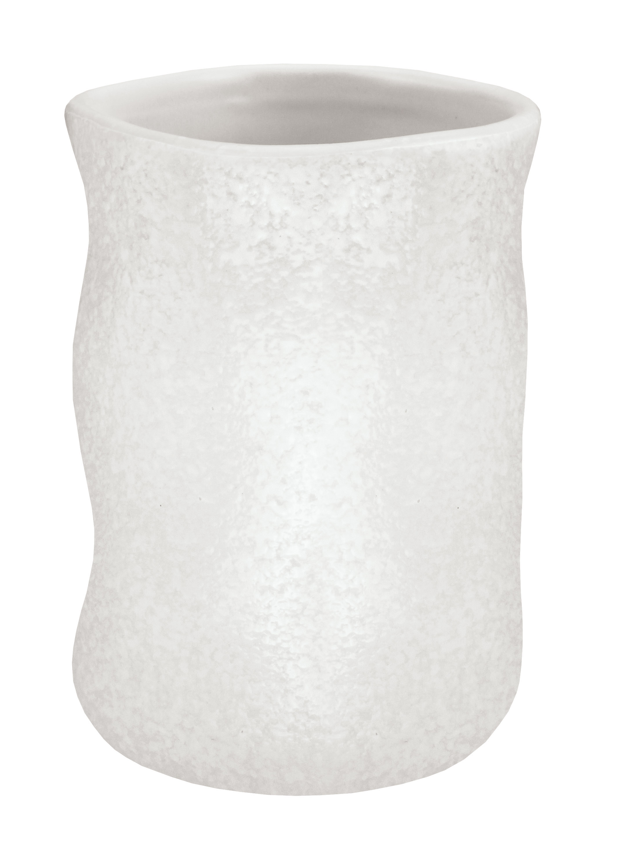 Kleine Wolke Crinkle portaspazzolini bianco 8643100852