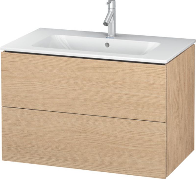 Duravit L-Cube armadietto 82x48.1x55 cm sottolavabo sospeso rovere LC624103030