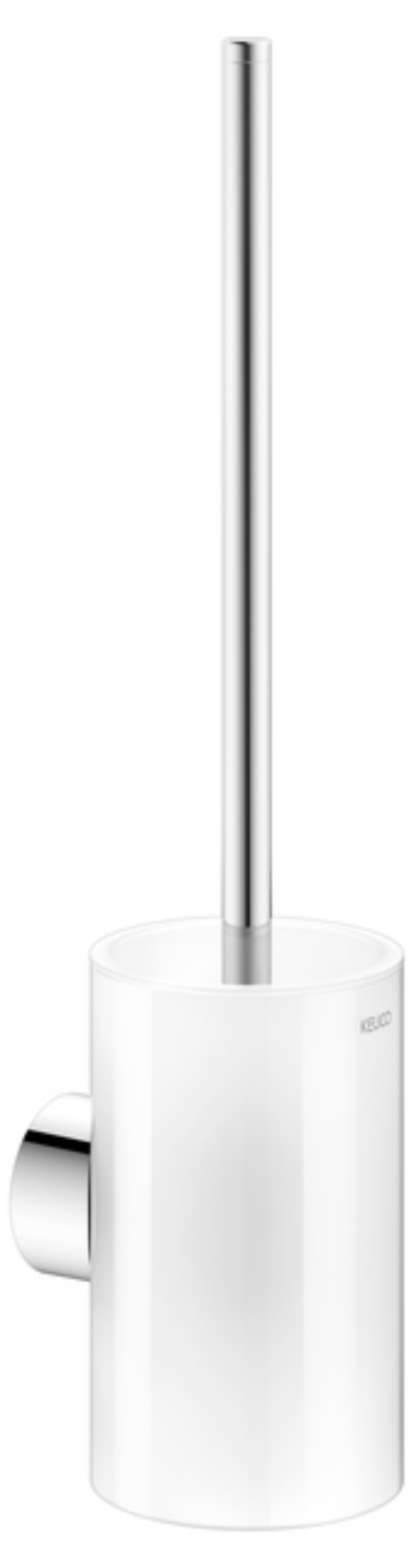 Keuco Reva scopino wc incollato cromo-vetro 12864019000