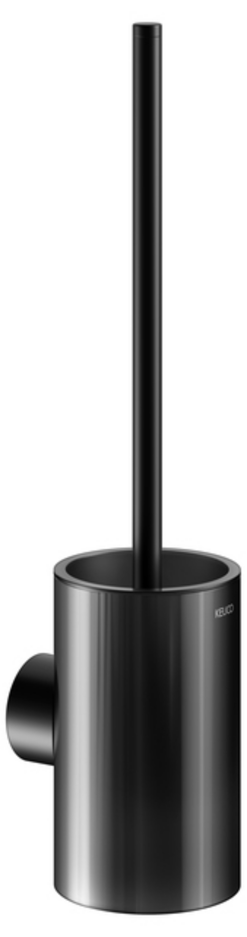 Keuco Reva scopino wc incollato vetro-nero 12864379000