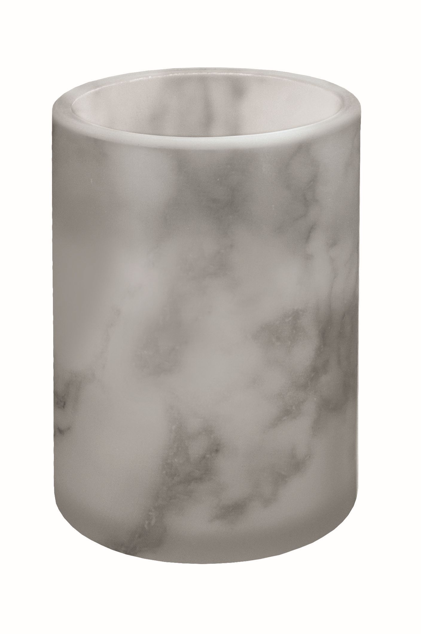 Kleine Wolke Marmor portaspazzolini bianco-trasparente 8033901852