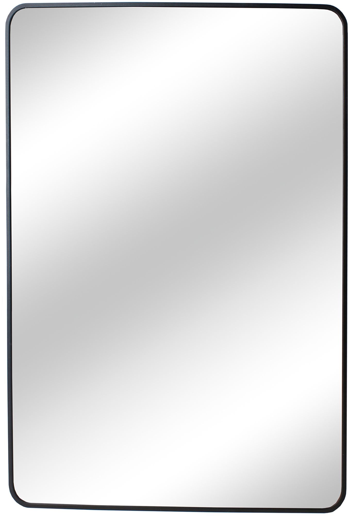 Ars Longa Zen specchio 60x90 cm rettangolare nero ZEN6090-C